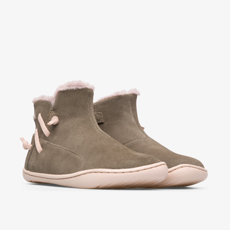 Botas Camper Peu Niña - Verde Claro | Camper Online + 4639HJONV